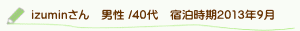 口コミizuminさん