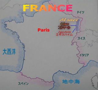 フランス地図