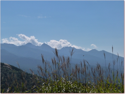 八子ケ峰トレッキングコースからの眺望